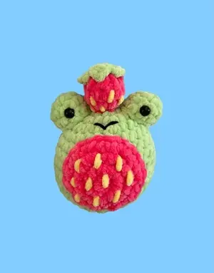 Free Crochet Strawberry Frog Pattern