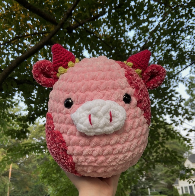 Crochet Squishmallow Strawberry: Crochet pattern