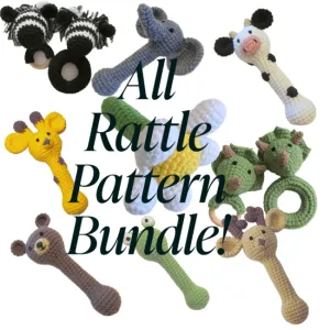 All Rattle Patterns Bundle - 22 patterns!!
