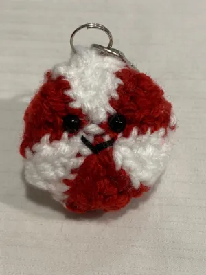 Small Peppermint Key Chain