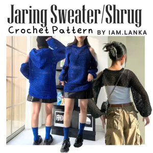 Jaring Sweater/ Shrug Crochet Pattern