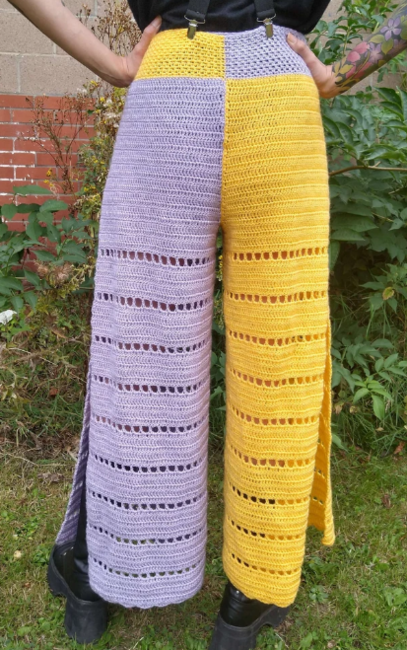 CROCHET PATTERN Andrena Harem Pants Size Inclusive Boho Hippie - Etsy | Crochet  pants, Trousers pattern, Crochet
