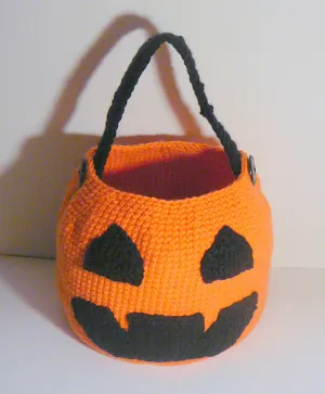 Jack O Lantern Trick or Treat Basket