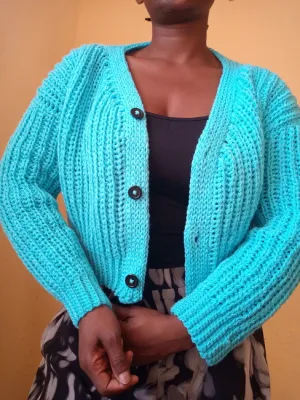 Crochet crop sweaters