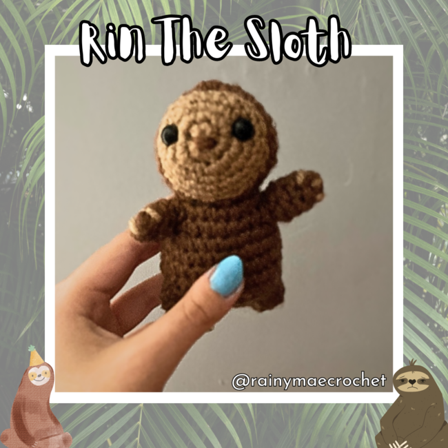 Emotional Support Sloth crochet Pattern 