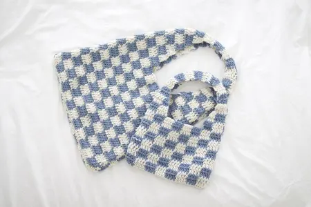 Checkered Tote Bag