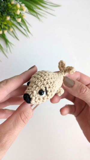 Crochet seal pattern, NO SEW crochet plush pattern, amigurumi sea animal  Crochet pattern by AmigurumiJoys