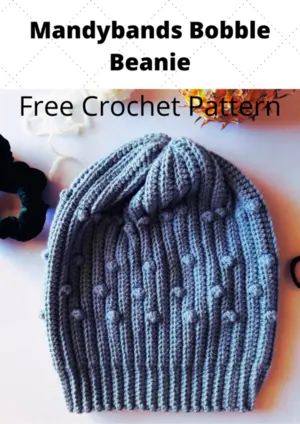 Cozy Ribbed Beanie - Free Crochet Pattern - Noelebelle Crochet