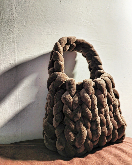 Cloud Bag Chunky yarn: Knitting pattern