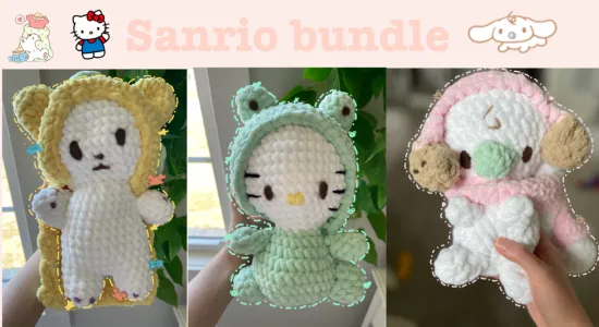 3 in 1 Sanrio bundle