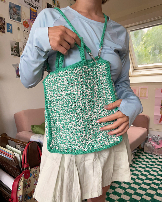 Twotone tote bag: Crochet pattern | Ribblr