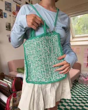 Two-tone tote bag