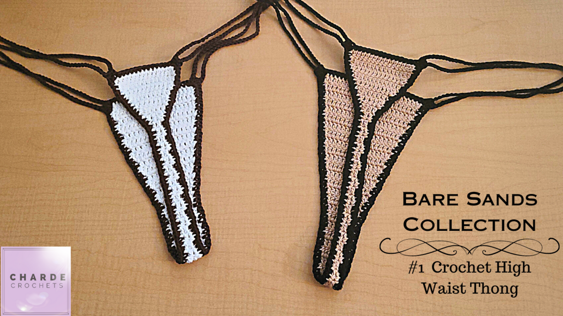 Crochet Thong Pattern, Crochet Bikini Pattern, Easy Crochet Bikini