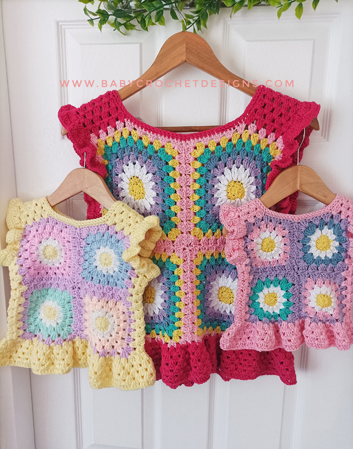 Hobbii Granny Square - Daisy