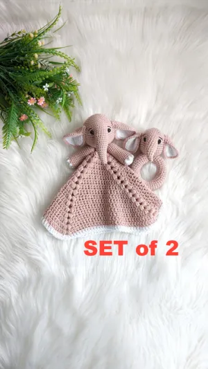 Crochet elephant pattern bundle