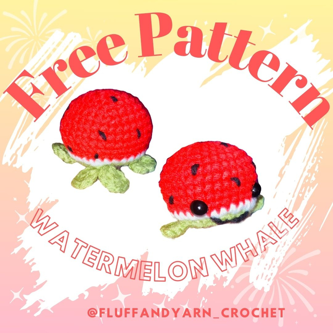 Watermelon Can CoozieCozy: Crochet pattern | Ribblr