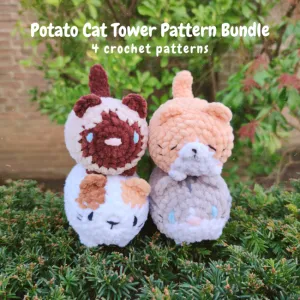 Stackable Potato Cat Tower Bundle