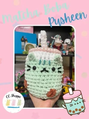 Matcha Boba Pusheen