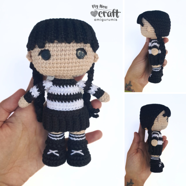 Merlina wednesday Addams Spanish Pattern 