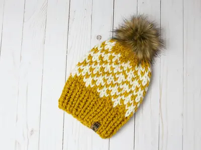 Diamond Hat Women Fair Isle Toque