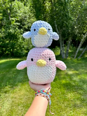 Chunky + Mini Penguin Plushie