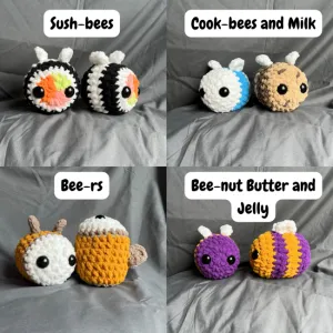 4-in-1 Bee Couple Pattern