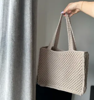 Crochet Beach Tote Bag Pattern