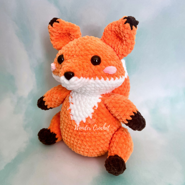 Fox Plush Crochet Pattern: Crochet pattern