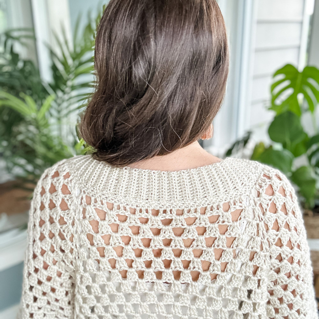 Granny Pop Cardigan Crochet