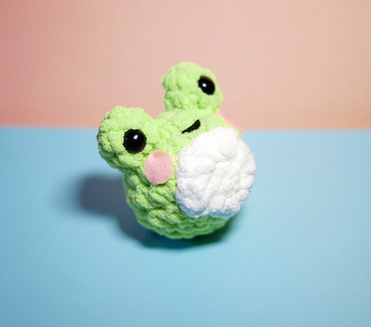 mini frog plush