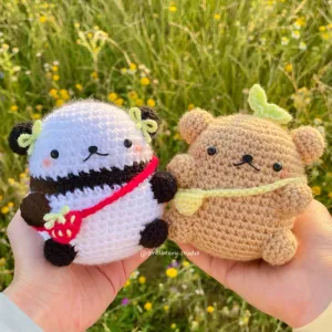 Chubby Panda & Bear Crochet Pattern