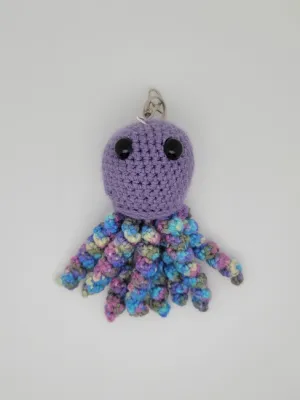 Mini Octopus (with optional keychain clip)