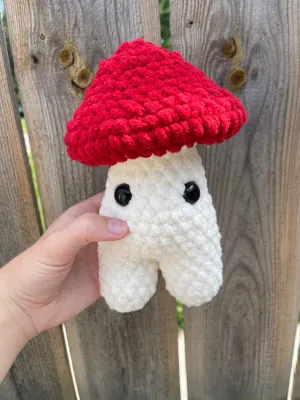 No-Sew Tall Mushroom Guy