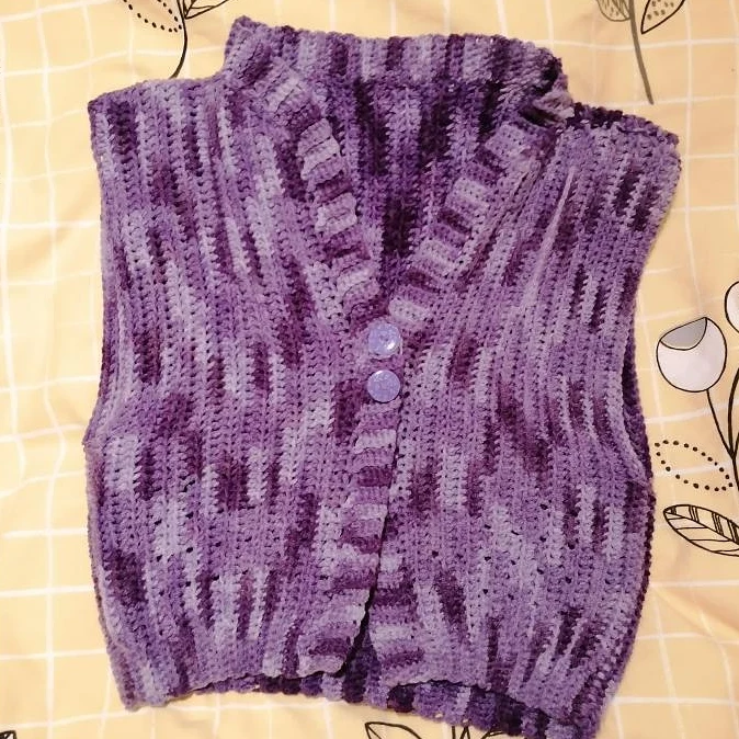 Madison Crossover Vest Crochet Pattern - The Lavender Chair