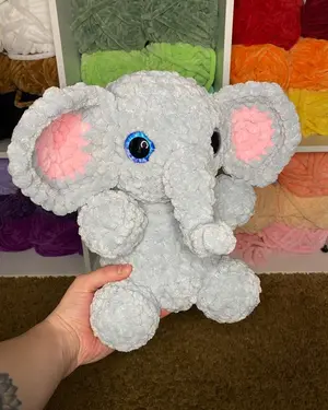 Chunky Crochet Elephant