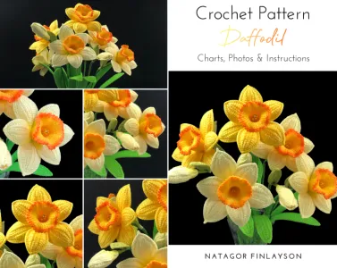 Crochet Tulip Pattern - Natagor Finlayson