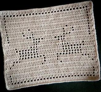 Reindeer dishcloth