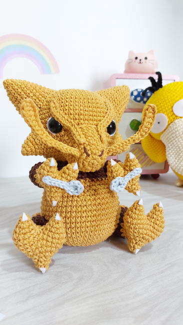 Pokemon Alakazam Amigurumi: Crochet pattern