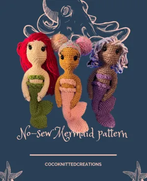 No-Sew Mermaid Pattern