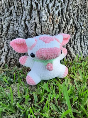 Crochet Strawberry Cow Pattern