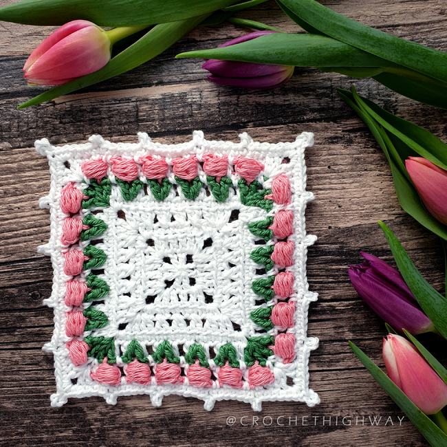 Free Crochet Tulip Pattern In 2 Variations • Craft Passion