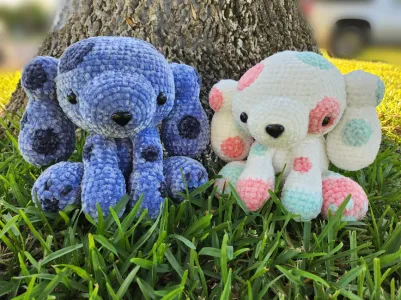 Crochet Blue Puppy Pattern