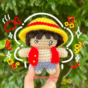 Luffy-Inspired Amigurumi