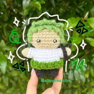 Zoro-Inspired Amigurumi