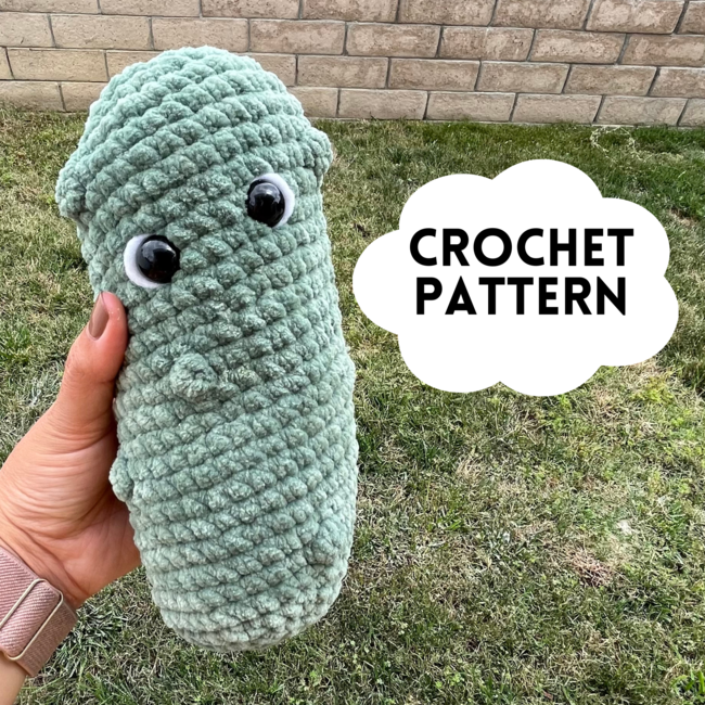 Positive Pickle-4:How to crochet the hands 
