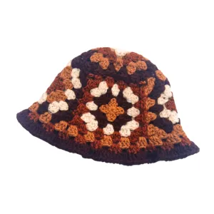 Classic Granny Square Bucket Hat