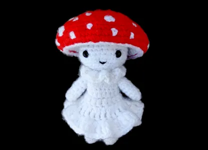 No Sew Popping Mushroom Doll