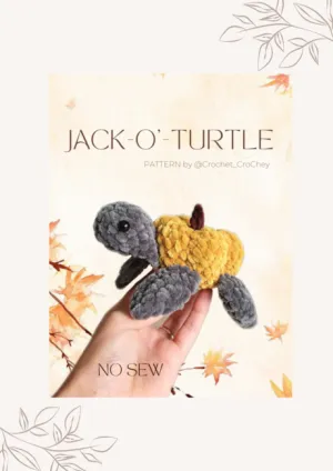 Jack - o\'  - Turtle, NO-SEW