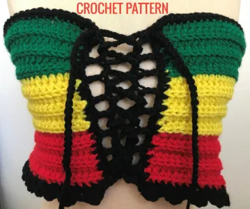 Rasta Crop Top