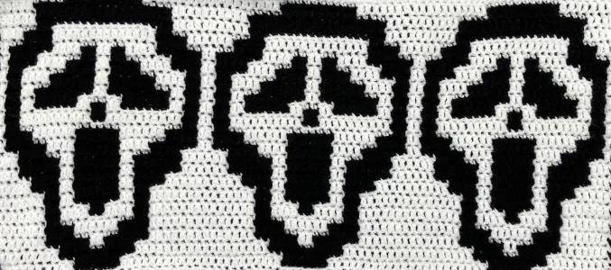 Mosaic Crochet Ghostface Pattern